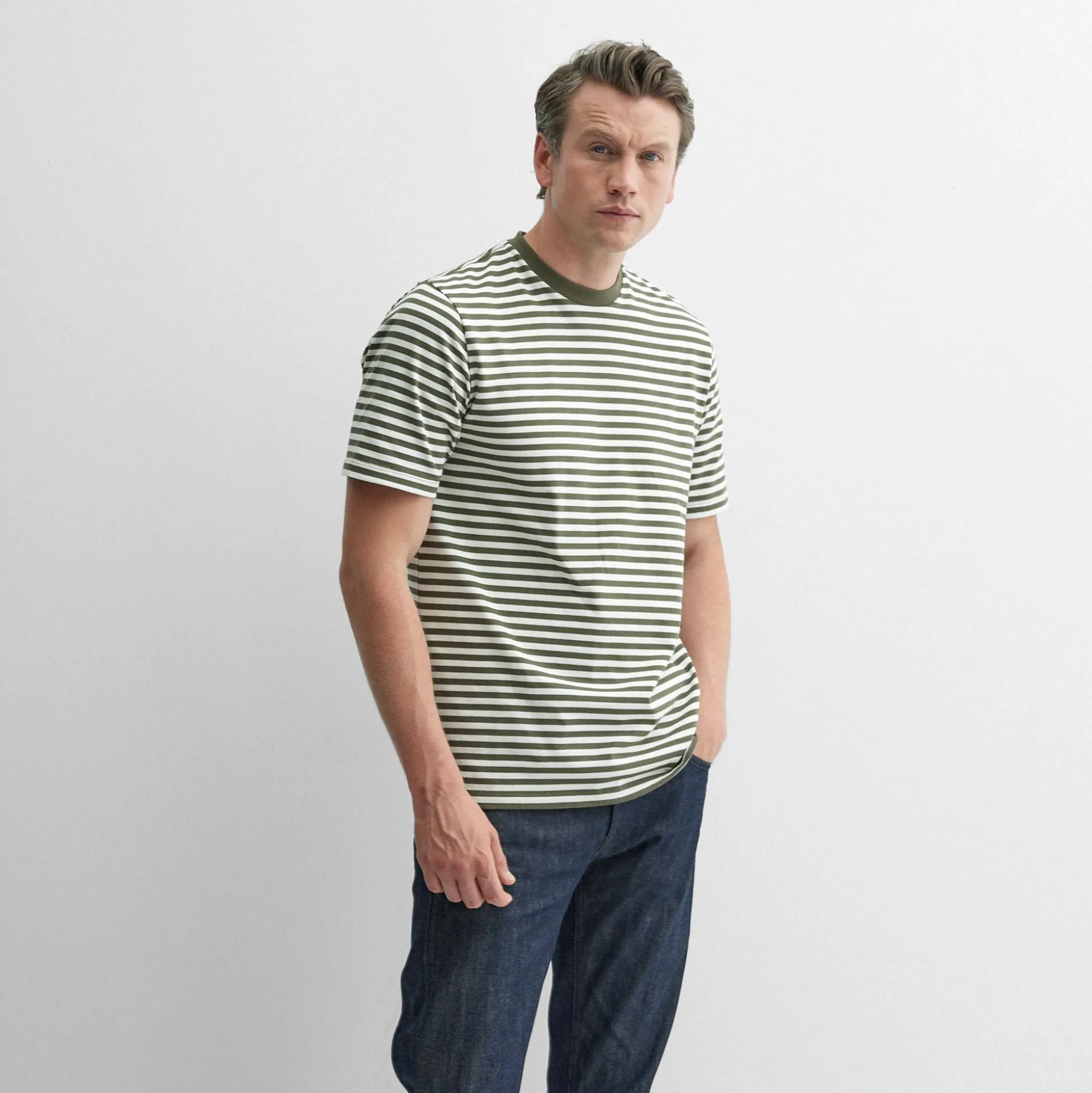 Markham Khaki Stripe